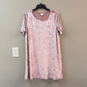 POL Pink Velvet dress large